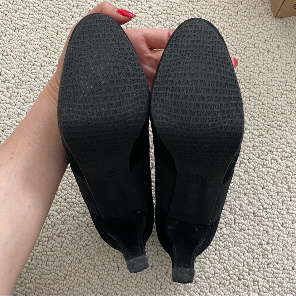 Stuart Weizman Suede Platform Booties - image 6